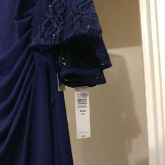 Marina Size 14 Navy blue sheath dress - Picture 4 of 4